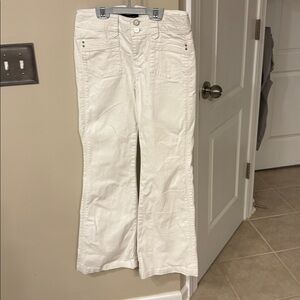 White House Black Market Ivory Trousers